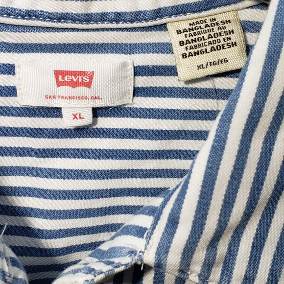 NWT**Levi's Women's Rumi Button Down Sleeveless Front Tie Shirt - Picture 5 of 8